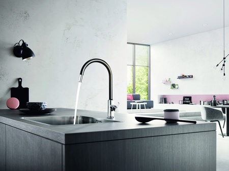 Смеситель для кухни с выдвижным изливом Kludi Bingo Star XS 468518778